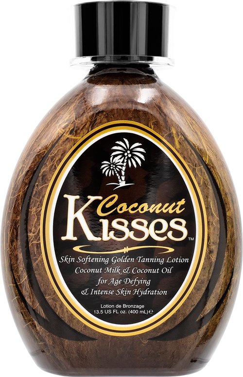 Ed Hardy Coconut Kisses Golden Tanning Lotion Cruelty Free, Gluten Free, Mineral Oil Free, DHA Free for All skin type, 13.5oz