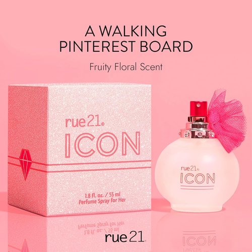 Rue 21 Icon Eau De Parfum Women's Perfume Spray - 1.7 Fl Oz | Long-Lasting Fragrance