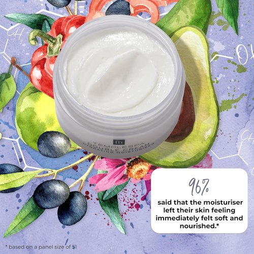 TEMPLESPA Double Cream - Hydrating Day & Night Moisturizer for Dry Skin | Nourishing & Rich Formula, 1.6 fl. oz.