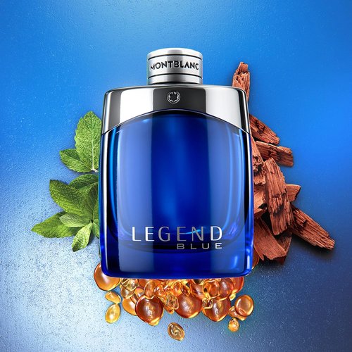 MONTBLANC Legend Blue Eau de Toilette - Fresh & Elegant Fragrance for Men | 3.4 oz