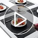 Black Halloween Plastic Placemat Set of 12 Faux Leather Table Mats