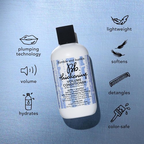 Bumble and bumble. Thickening Hair Volumizing Gift Set - Travel Size | Shampoo, Conditioner & Texture Spray for Fine to Medium Hair | 3-Piece Set