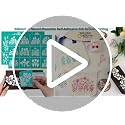 Home Silkscreen Stencil Set 8.5x11inch Reusable Self-Adhesive for Decor & Printing