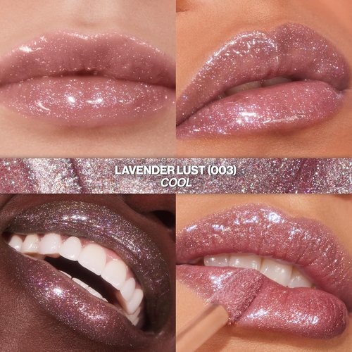 REVLON Super Lustrous Glimmer Gloss - Non-Sticky Lip Gloss with High-Shine Finish | 003 Lavender Lust, 0.13 fl oz