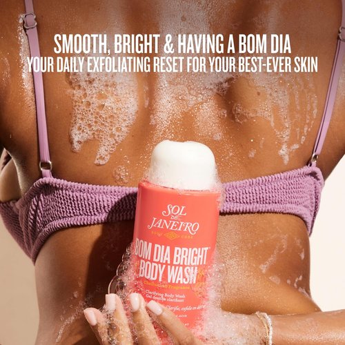 Sol de Janeiro AHA BHA Body Wash - Brightening & Clarifying Formula for Radiant Skin