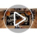 Halloween Ghost Doormat with Pumpkins Bat Welcome Mat 17x36 Inch Non-Slip Indoor Outdoor Seasonal Entryway - Variation: Three Pumpkins 1.5x3 ft