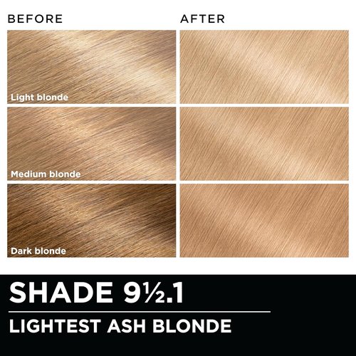 Garnier Olia Hair Color - Ammonia-Free Permanent Dye for Brilliant Oil-Rich Shine | 9 1/2.1 Lightest Ash Blonde