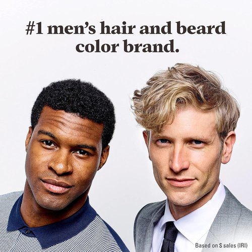 Just For Men Shampoo-In Color - Mens Hair Color with Keratin & Vitamin E for Stronger Hair | Darkest Brown-Black, H-50A, 1 Pack