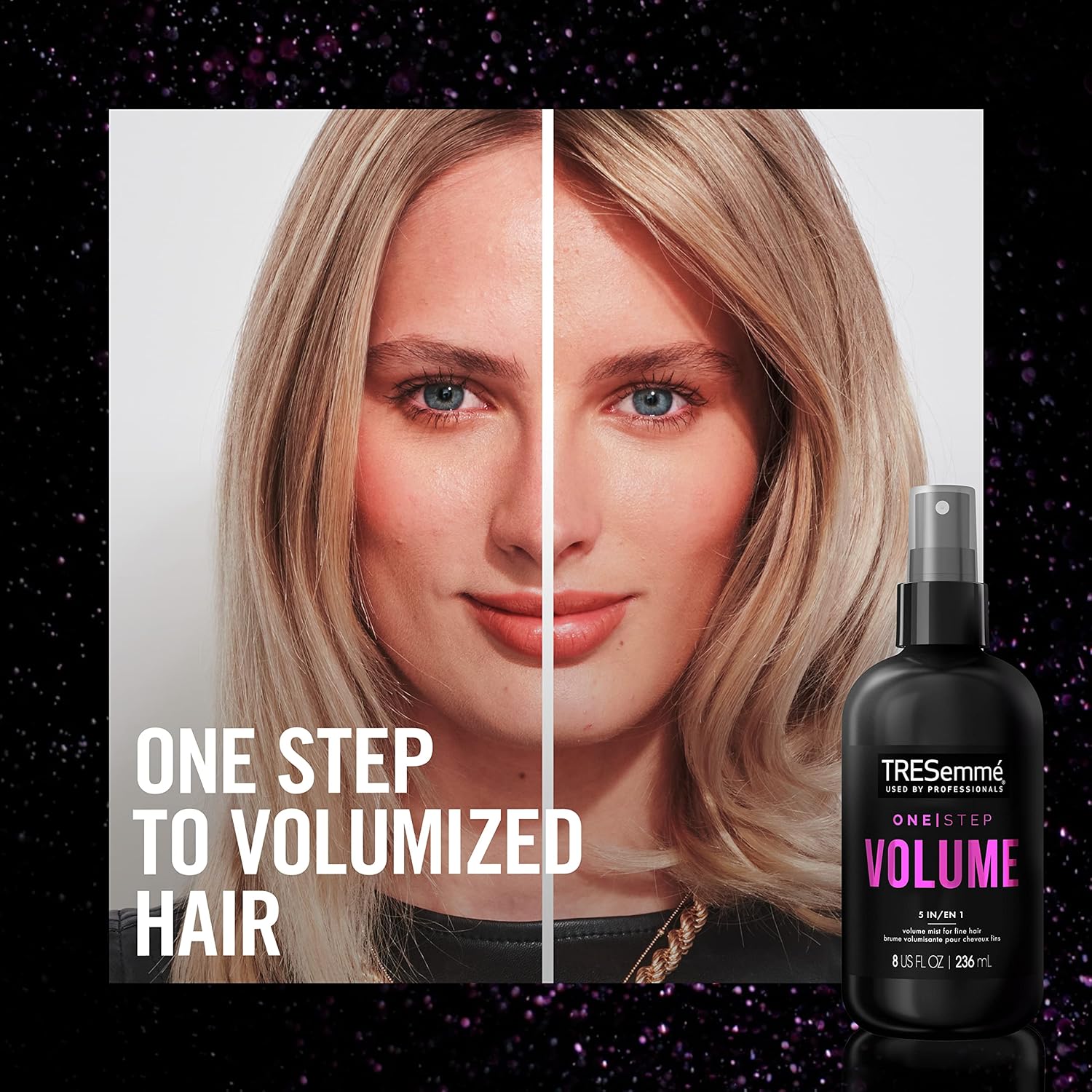 TRESemmé 5-in-1 Volumizing Hair Styling Mist - Soft, Weightless Volume for Fine Hair | 8 oz