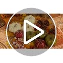Autumn Pumpkin Decor Set - Green, Beige & Dark Brown 32 Pcs Thanksgiving Home Accent