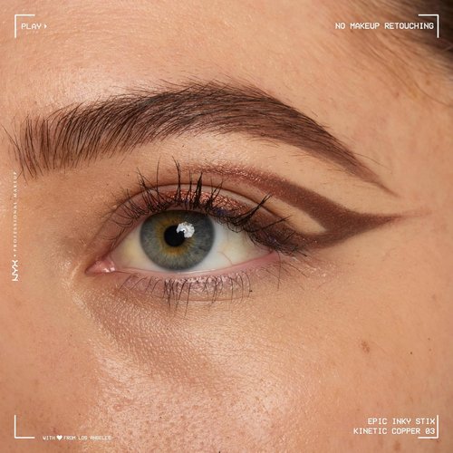 NYX PROFESSIONAL MAKEUP Epic Inky Stix Eyeliner - Waterproof Mechanical Cream Gel Formula | 24HR Wear - 03 Kinetic Copper
