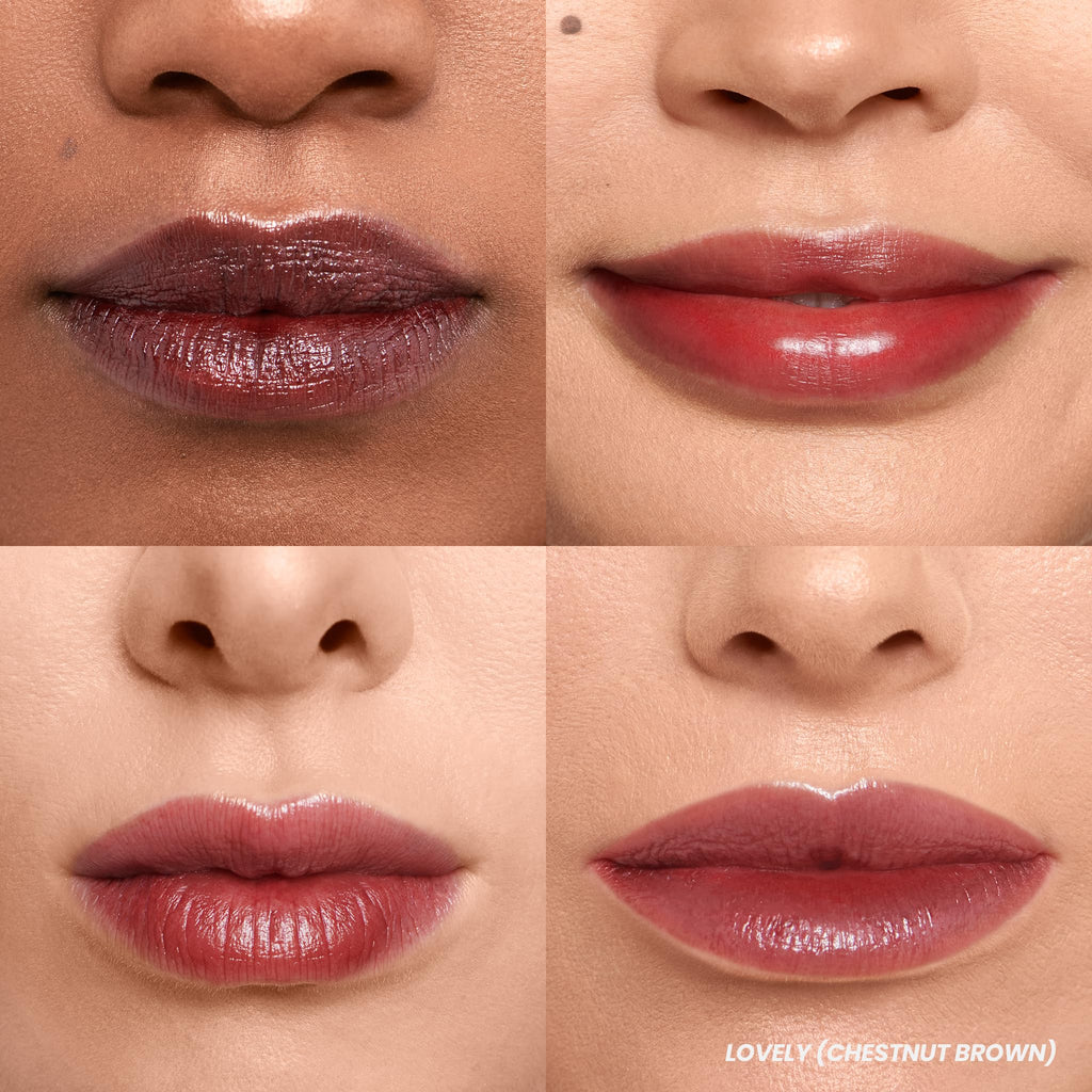 Wonderblading Lip Stain Peel Off Masque (Lovely) with 360 Contour Lipliner (Saddle)