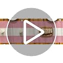 Pink White Stripes Table Runner 13x72 Inch Christmas Holiday Home Decor