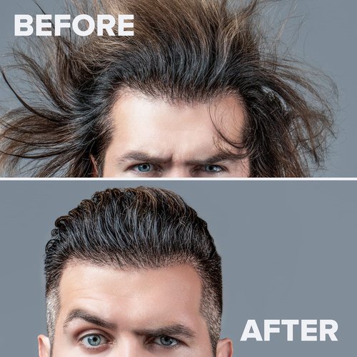 KALIVE Men's Hair Styling Gel 16 oz, (2-pack), Strong-Hold and Light Shine all day, Mens Hair Product fresh scent No Flaking or Alcohol