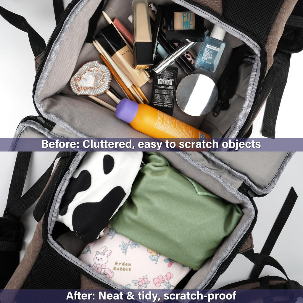 Walking Way Self-Adhesive Magic Cloth Makeup Bag, Portable Protective Cosmetic Pouch, Camera Lens Wrap, Stylish Travel Organizer for Beauty Essentials, Travel, Gifts & Daily Use