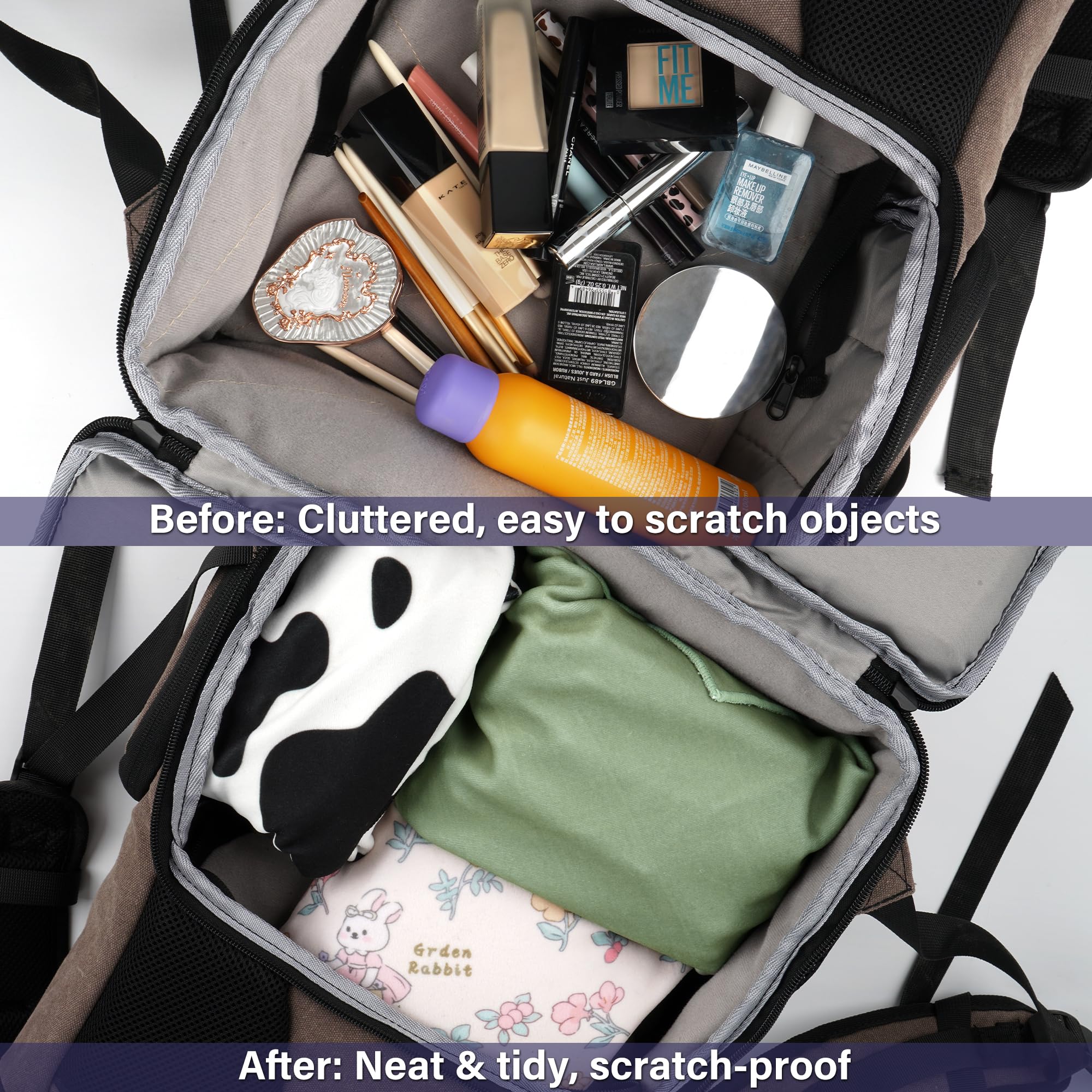 Walking Way Self-Adhesive Magic Cloth Makeup Bag, Portable Protective Cosmetic Pouch, Camera Lens Wrap, Stylish Travel Organizer for Beauty Essentials, Travel, Gifts & Daily Use