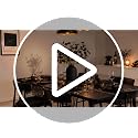 Black Flowers Artificial Centerpiece with Vase - Gothic Home Decor - Variation: Black Kiku / 1