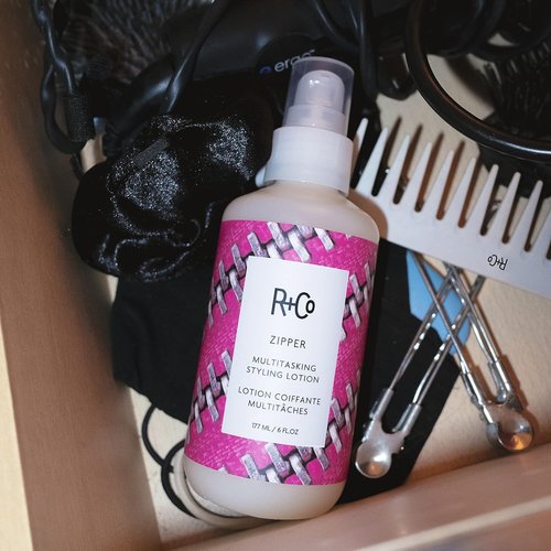 R+Co Zipper Multitasking Styling Lotion - Frizz Control & Shine for All Hair Types | Vegan & Cruelty-Free
