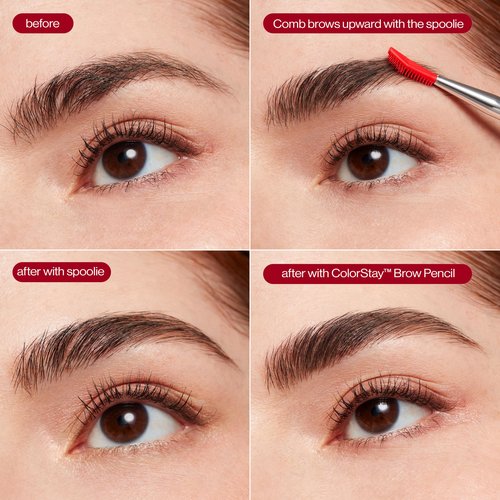 Revlon Lash & Brow Styling Tool, Dual Ended Eyelash Separator & Eyebrow Brush Spoolie, Works with Mascara & Brow Makeup, 1 count