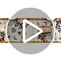 Halloween Table Runner 13x72 Inch Beige Polyester Home Party Decor - Artoid Mode