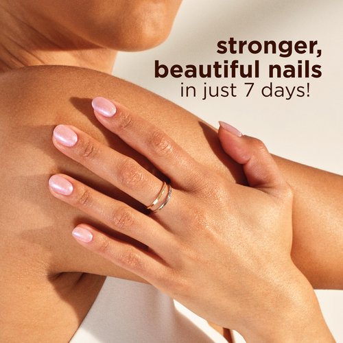 Sally Hansen Color Therapy Nail Polish | Biotin, Argan Oil, Long Lasting, Healthy Nails, Nail Strengthener, Semi-Opaque | 127 No Hesitations | Light Pink Nail Color