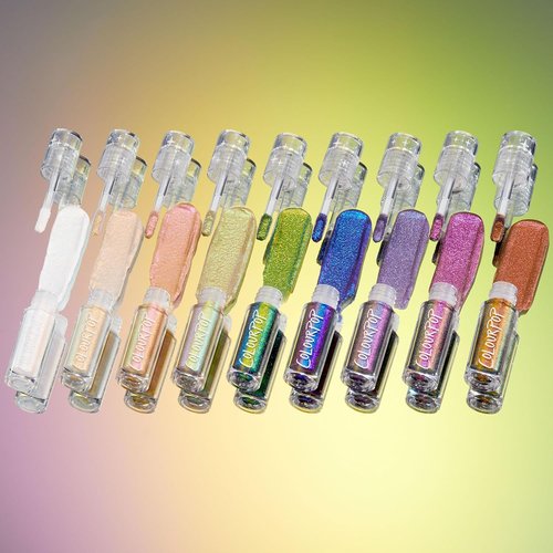 ColourPop Chrome Liquid Eyeshadow - Long-Lasting Color-Shifting Formula - Morpho (0.05 oz)
