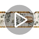 Xmas Balls Leaves Table Runner 13x36 Inch Home Party Decor Beige