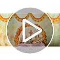Light Orange Marigold Garland Set - 15 Strands, 5 Feet Long for Weddings Diwali & Festivals - Artificial Floral Decor