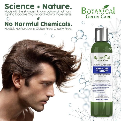 Skiennix Hair Loss Therapy Shampoo - Strengthening & Volumizing Formula, Sulfate-Free, DHT Blocker, Color Safe