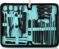 Utopia Care, Manicure Kit for Women and Men, Manicure Set with Nail Clippers or Nail Kit Includes Fingernail & Toenail Clippers, 31Pcs Pedicure Kit Stocking Stuffers with Travel Case, Black