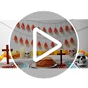 24 Pcs Day of The Dead Mexican Hanging Ghost Ornaments for Tree - Festival Decor