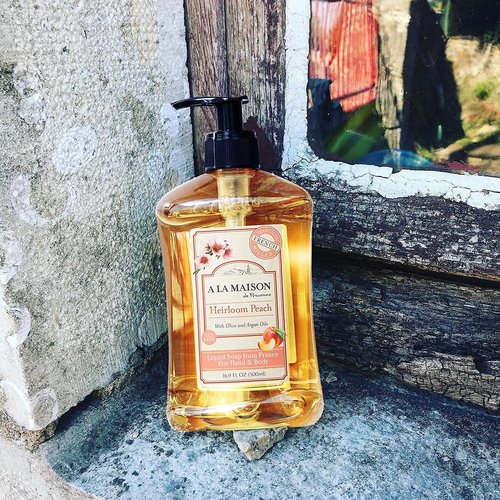 A LA MAISON Heirloom Peach Hand Wash - Natural, Biodegradable, Vegan & Cruelty-Free (16.9 Fl Oz)