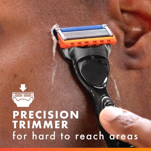 Gillette Fusion5 Power Razor for Men, 1 Gillette Power Razor Handle + 1 Blade Refill