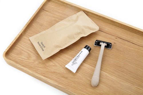 BIO CORN Individually Wrapped Hotel Toiletries Amenities Smooth Shave Disposable Razor With Cream (Case of 100)