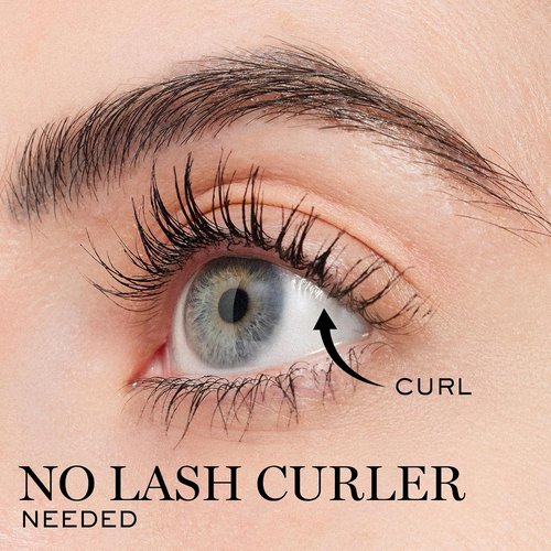 Lancôme Curl Goddess Mascara - Volumizing & Curling Formula for Dramatic Lashes | 01 Black, 30H Hold