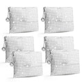 RGBDOT 6 Pack Disco Ball Makeup Bag - Disco Party Decorations and Favors, Sequin Mirror Cosmetic Bag for Women