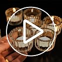 Clear Glass Tealight Candle Holders Set of 48 - Wedding & Party Decor