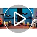 Halloween Wooden Bat Decor - Black 6 Pieces Table Decorations for Home & Party