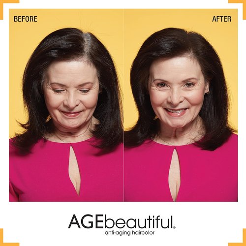 AGE Beautiful Root Touch Up Hair Color Spray - Temporary Gray Concealer | Adds Volume & Covers Thinning Patches | Water & Sweat Resistant