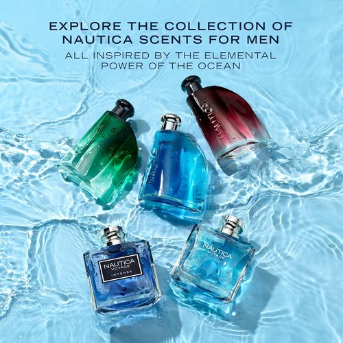 Nautica Voyage Eau De Toilette - Fresh Fruity Cologne for Men | Long-Lasting 3.3 Fl Oz with Woody Aquatic Notes