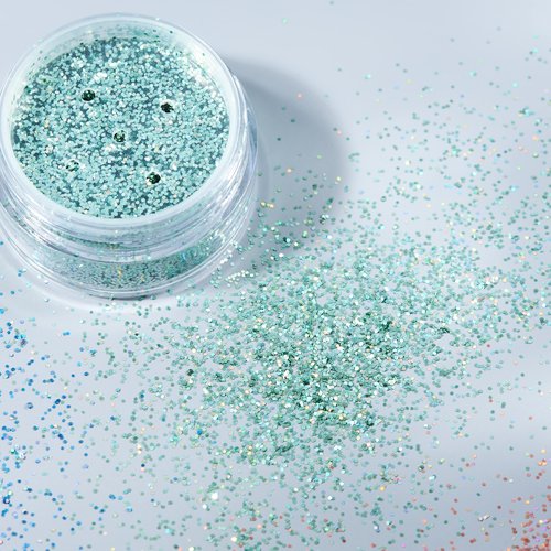 Holographic Glitter Shakers by Moon Glitter – 100% Cosmetic Glitter for Face, Body, Nails, Hair and Lips - 0.17oz - Set of 6 colours