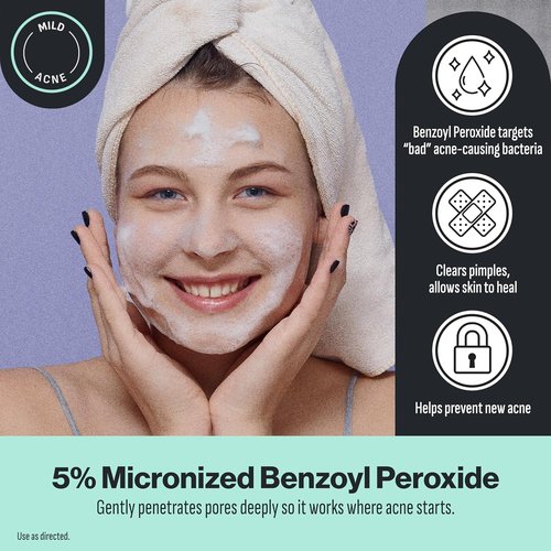 Oxy Acne Cleanser for Sensitive Skin - Gentle Formula for Clearer Complexion | 6 oz