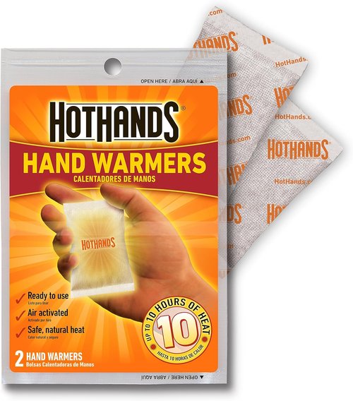HotHands Hand Warmers - Long-Lasting Odorless Air-Activated Heat - 10 Hours of Warmth - 40 Pair Pack