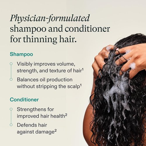 Nutrafol Shampoo - Cleanse & Hydrate Thinning Hair | Boost Volume, Strength & Texture, Color Safe