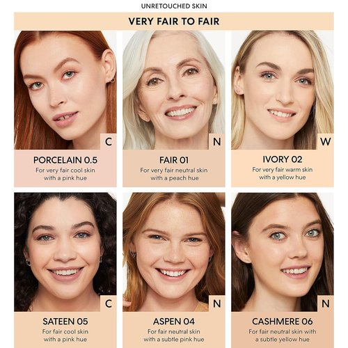 bareMinerals Barepro Liquid Foundation - Full Coverage SPF 20, 24HR Wear, Natural Matte Finish, Vegan