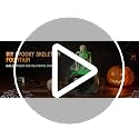 Halloween Indoor Decor Set with Puking Skeleton & Cauldron - Spooky Effect