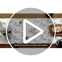 White Faux Fur Ghost Halloween Table Runner 13x72 Inch - Artoid Mode Variation