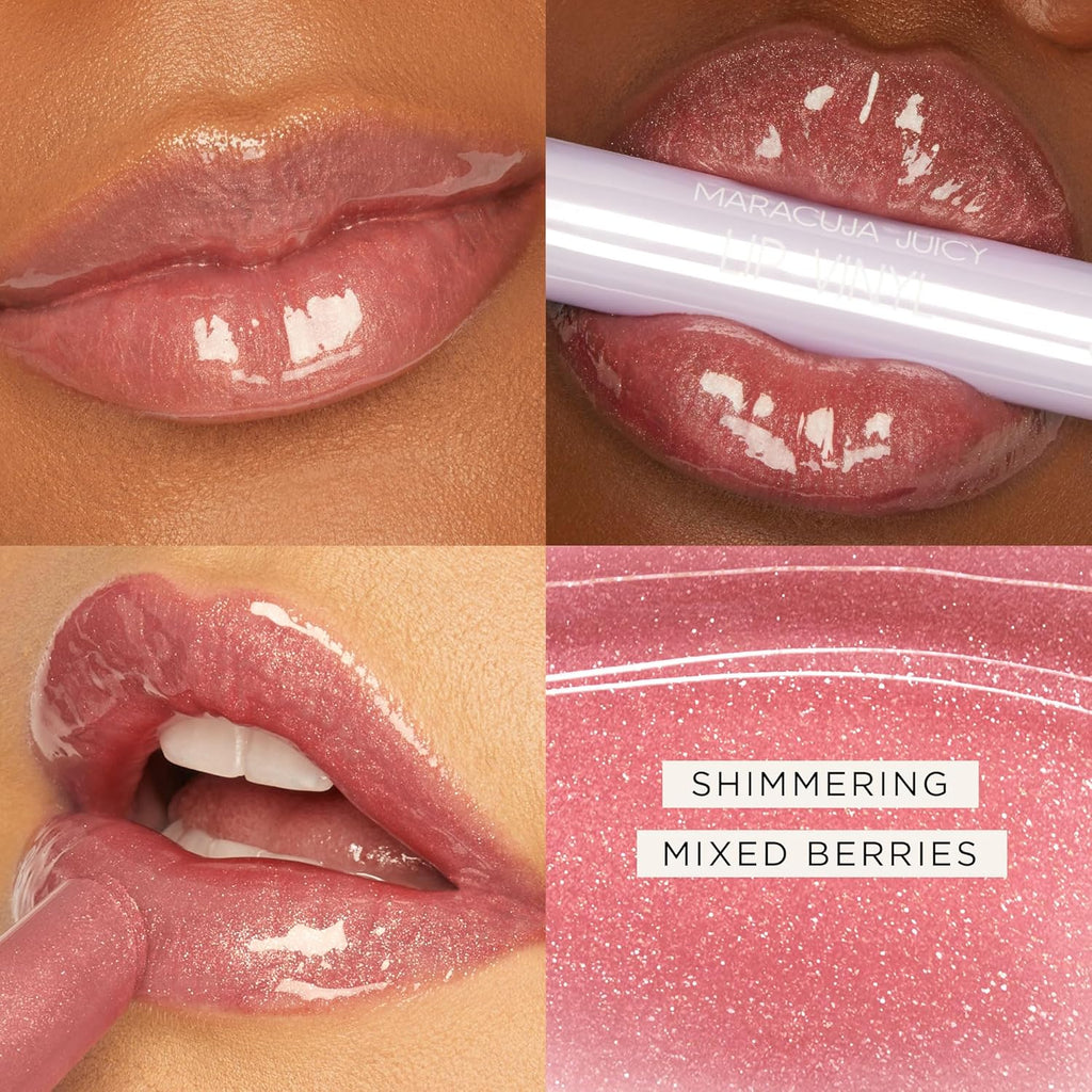 Tarte Maracuja Juicy Lip Vinyl Gloss - Hydrating, Volumizing Balm with Hyaluronic Acid & Vitamin E for Fuller Lips