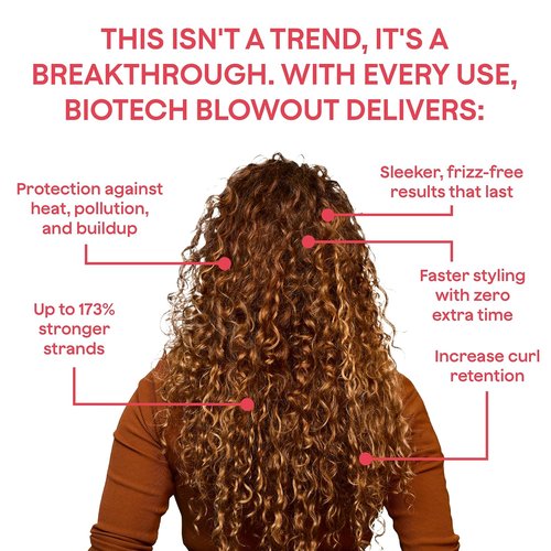 Goddess Maintenance Biotech Blowout Leave-In Hair Mask - Heat Protectant & Frizz Control, 1.7 Fl Oz