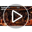 Halloween Pumpkin Cocktail Umbrellas - 100 Mini Food Picks for Drinks & Desserts